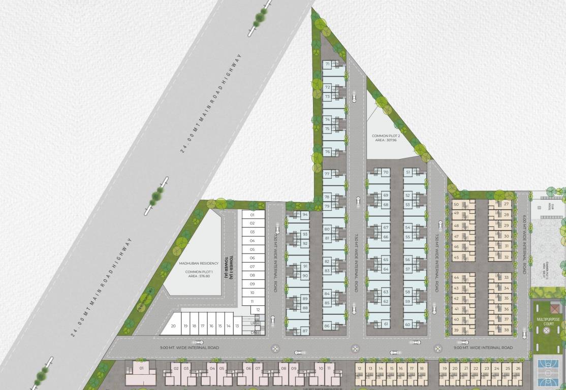 madhuban residency Layout Plan