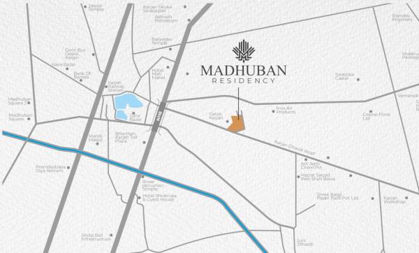  madhuban-residency Location Plan