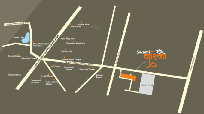 vatika Location Plan