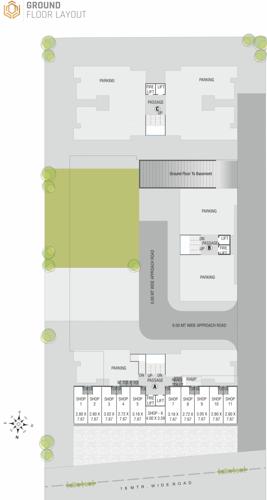  swastika-heights Tower A, Tower B And Tower C  Cluster Plan for ground Floor
