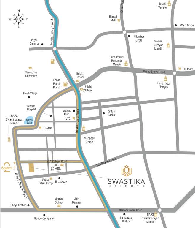  swastika heights Location Plan