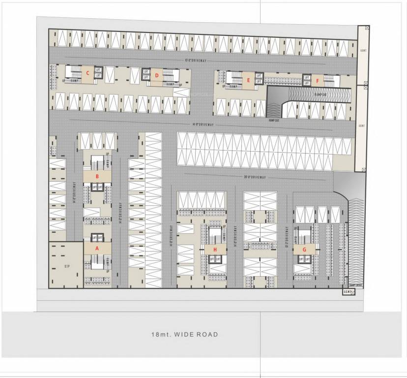  maple green homes  Basement Floor A Cluster Plan