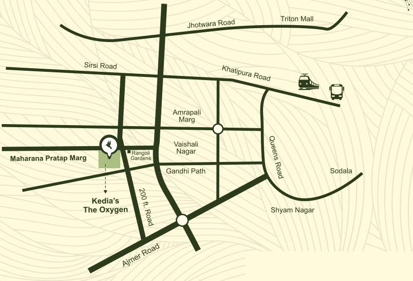  the oxygen Location Plan