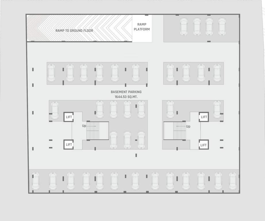  tirth lifespace A,B Cluster Plan For Basement