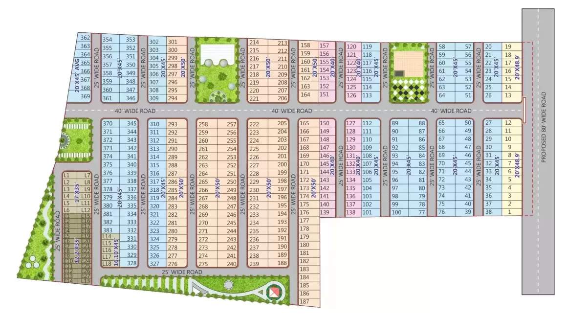  mamta golden valley Layout Plan