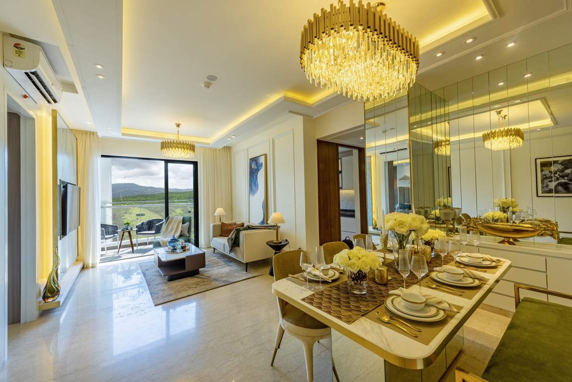  kandivali project tower 3 Living Area