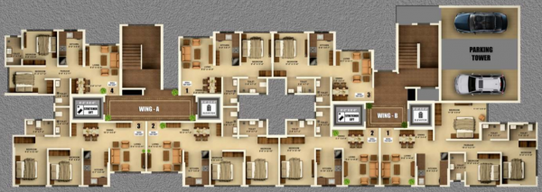  royale Adityaraj Royale Cluster Plan