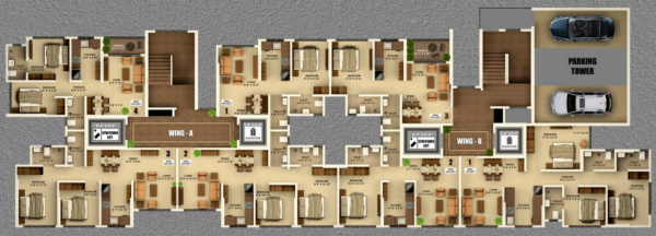  royale Adityaraj Royale Cluster Plan