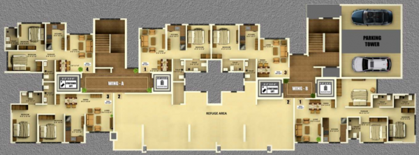  royale Adityaraj Royale Cluster Plan