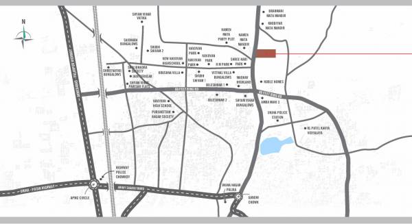  shreenathji-aangan Location Plan