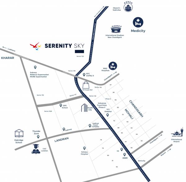  serenity-sky Location Plan