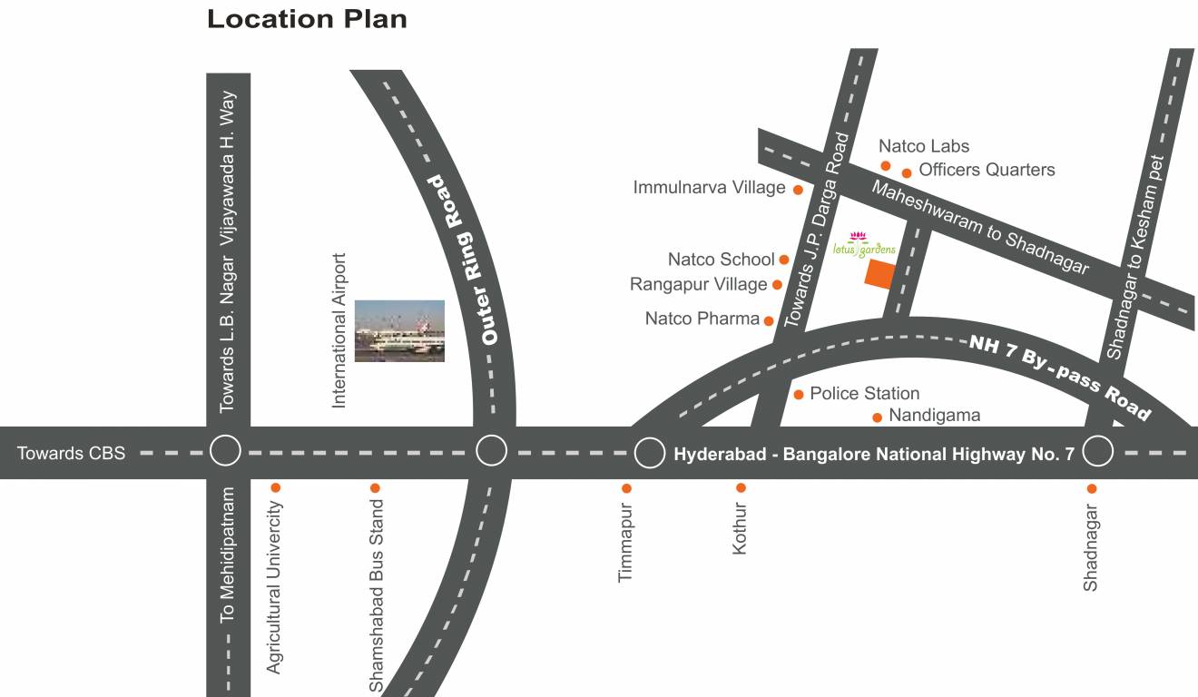  lotus gardens premium Location Plan