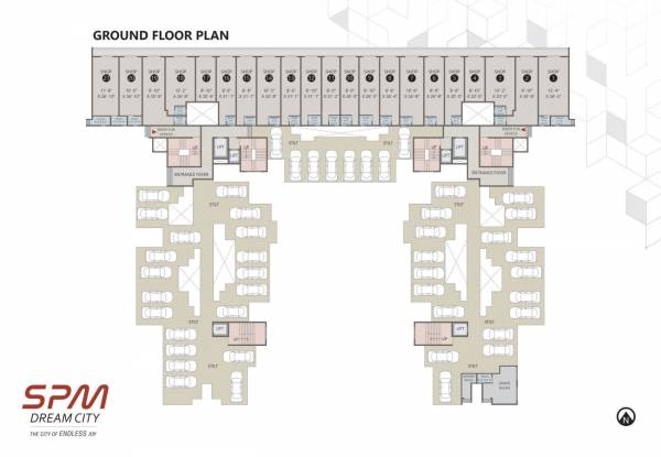  spm-dream-city Wing A,B Cluster Plan