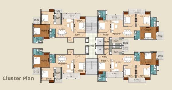  gsp-divine-homes Cluster Plan