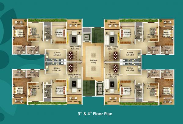  enchanting-greens-phase-ii Cluster Plan