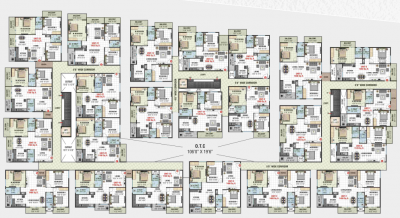  shreshta Tower A Cluster Plan