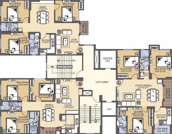  360-east Cluster Plan