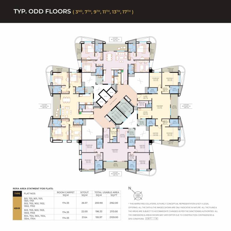  arcus bldg e Arcus Bldg E Cluster Plan from 3rd to 17th Floor