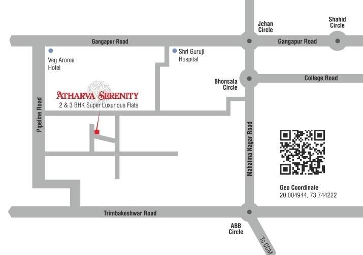  atharva serenity Location Plan
