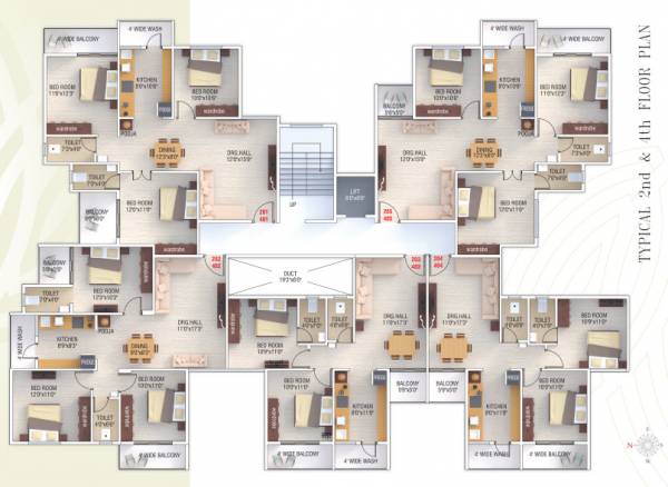  shree-gajanan-height Shree Gajanan Height Cluster Plan