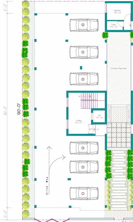  mc joel flats MC Joel Flats Cluster Plan For Ground Floor