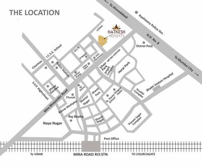 locationPlan of S M Hatkesh Heights Phase II