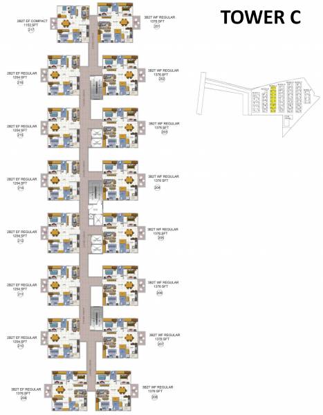  codename-central-park Block C Cluster Plan for 2nd Floor