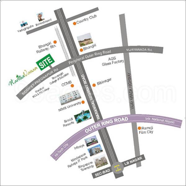  haritha-vanam-anantharam-phase-ii Location Plan