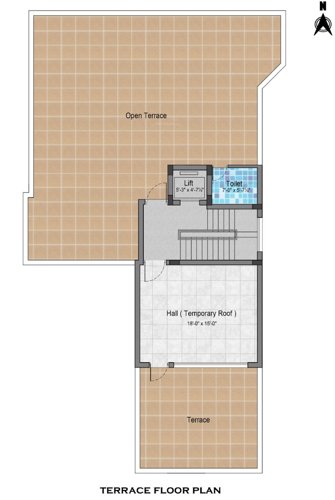  balaji-flats Balaji Flats Cluster Plan For Terrace Floor