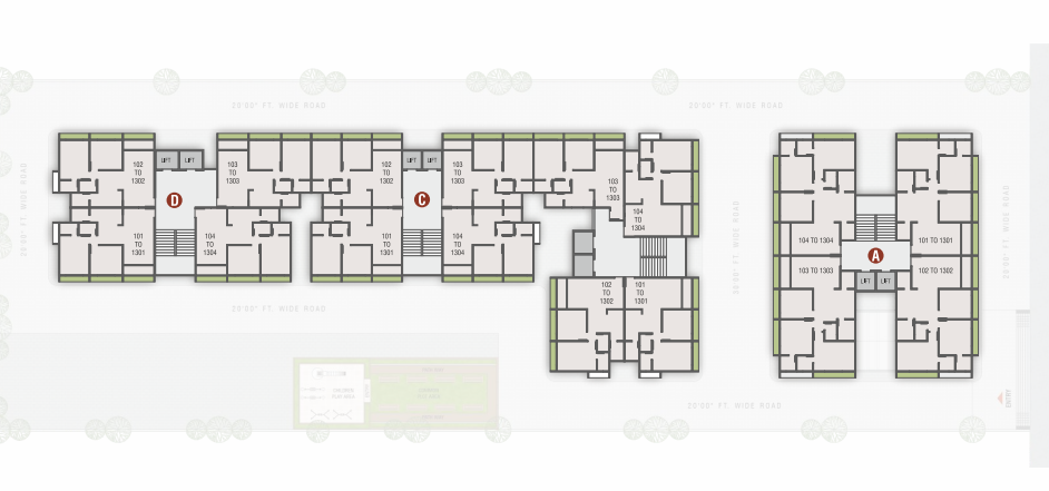  himshila sky Block B Cluster Plan