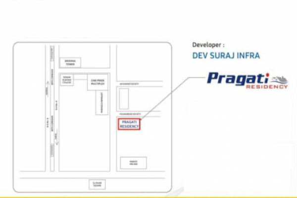  pragati-residency Location Plan