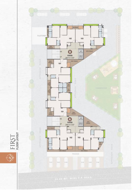  shubh green Block A Cluster Plan