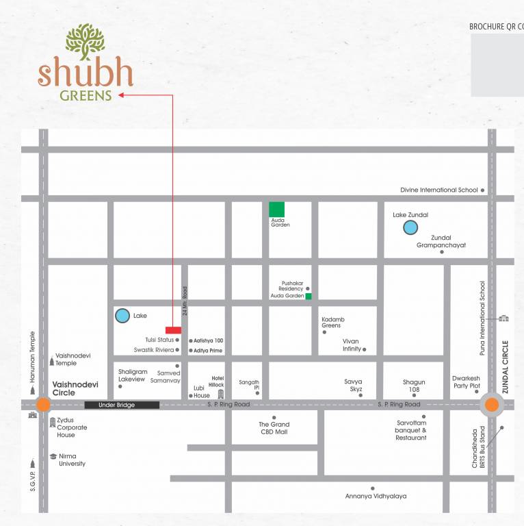 shubh green Location Plan