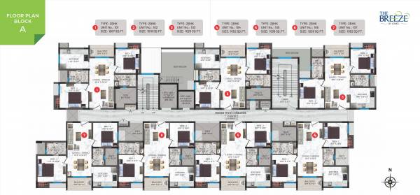  the-breeze Block A Cluster Plan