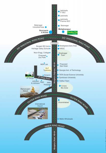  paradise-city Location Plan