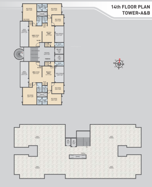 Block B Cluster Plan for 14th Floor park-platinum Block B Cluster Plan for 14th Floor