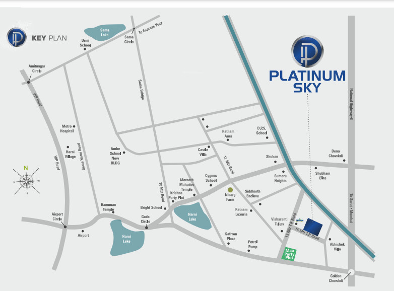 platinum sky Location Plan
