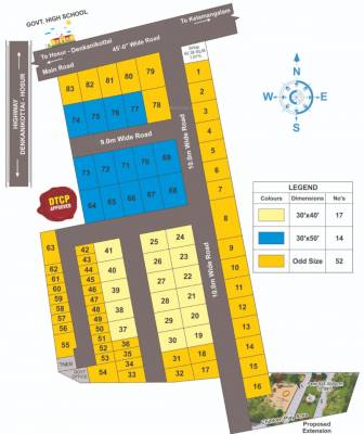  residency Layout Plan