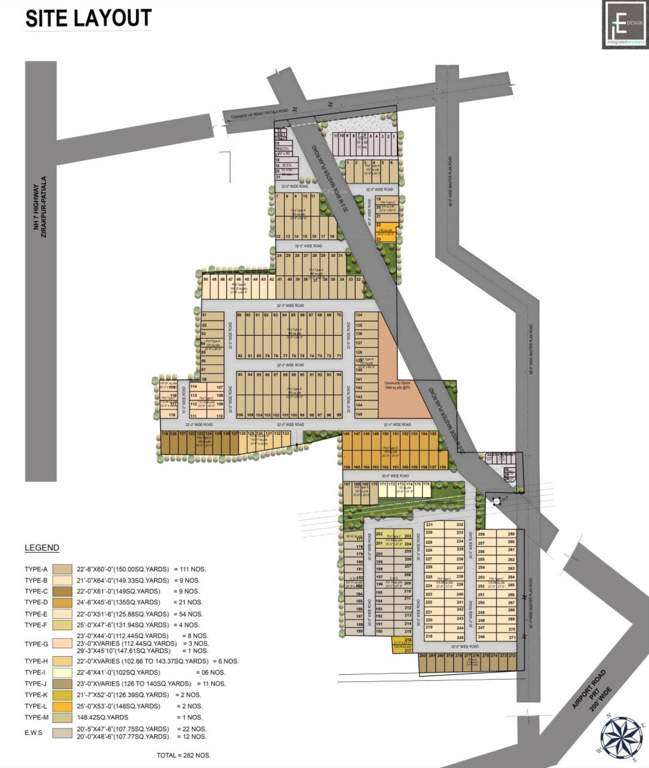  plots in zirakpur Layout Plan