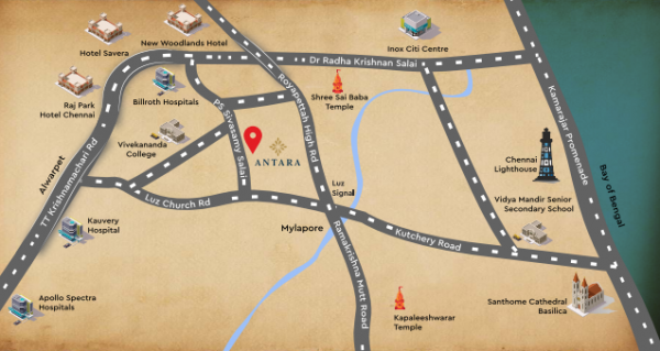  antara Location Plan