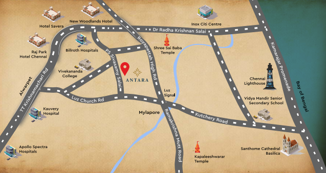  antara Location Plan