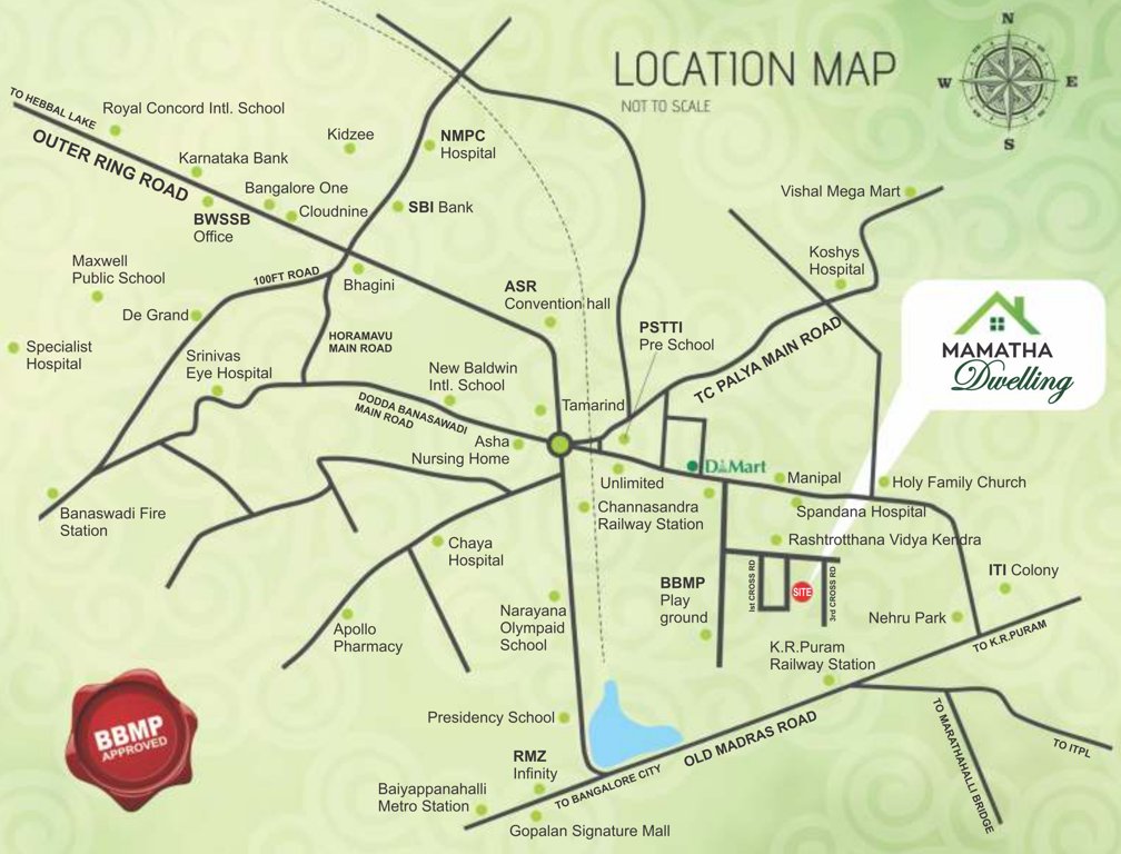  mamatha dwelling Location Plan