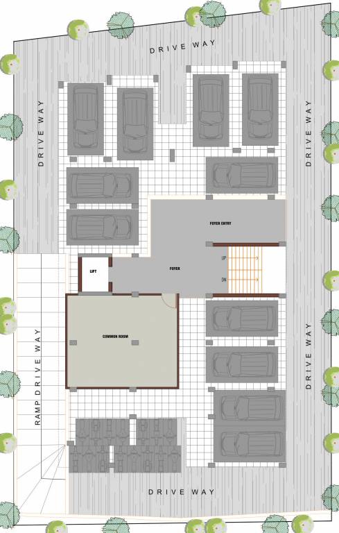  hari aashish Block A Ground Floor Cluster Plan