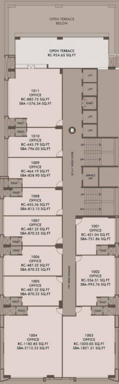  aspire ii Block B Cluster Plan For 10th Floor