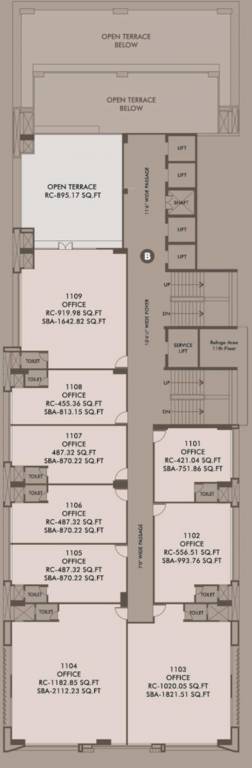  aspire ii Block B Cluster Plan For 11th Floor