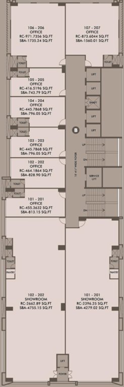  aspire ii Block B Cluster Plan From 1st To 2nd Floor