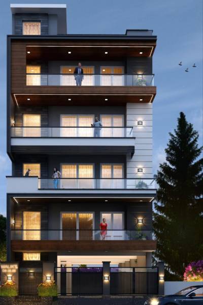  ultra-luxurious-3-bhk-builder-floor Elevation