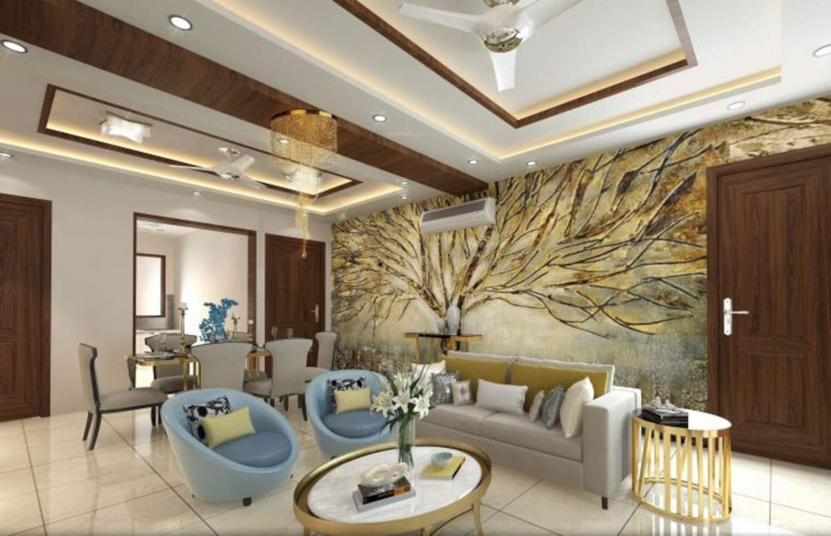 ultra luxurious 3 bhk builder floor Living Area