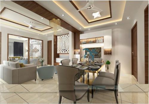  ultra-luxurious-3-bhk-builder-floor Living Area