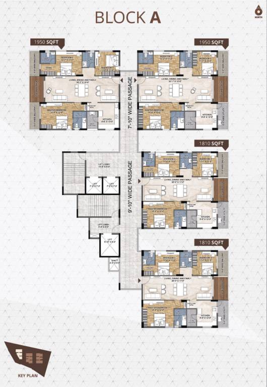  trident Tower A Cluster Plan